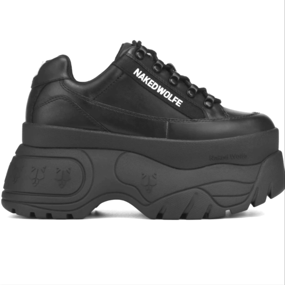 🔥 NAKED WOLFE🔥 Sprinter Platform Sneaker Size 41 UK 10 USA - Picture 3 of 6